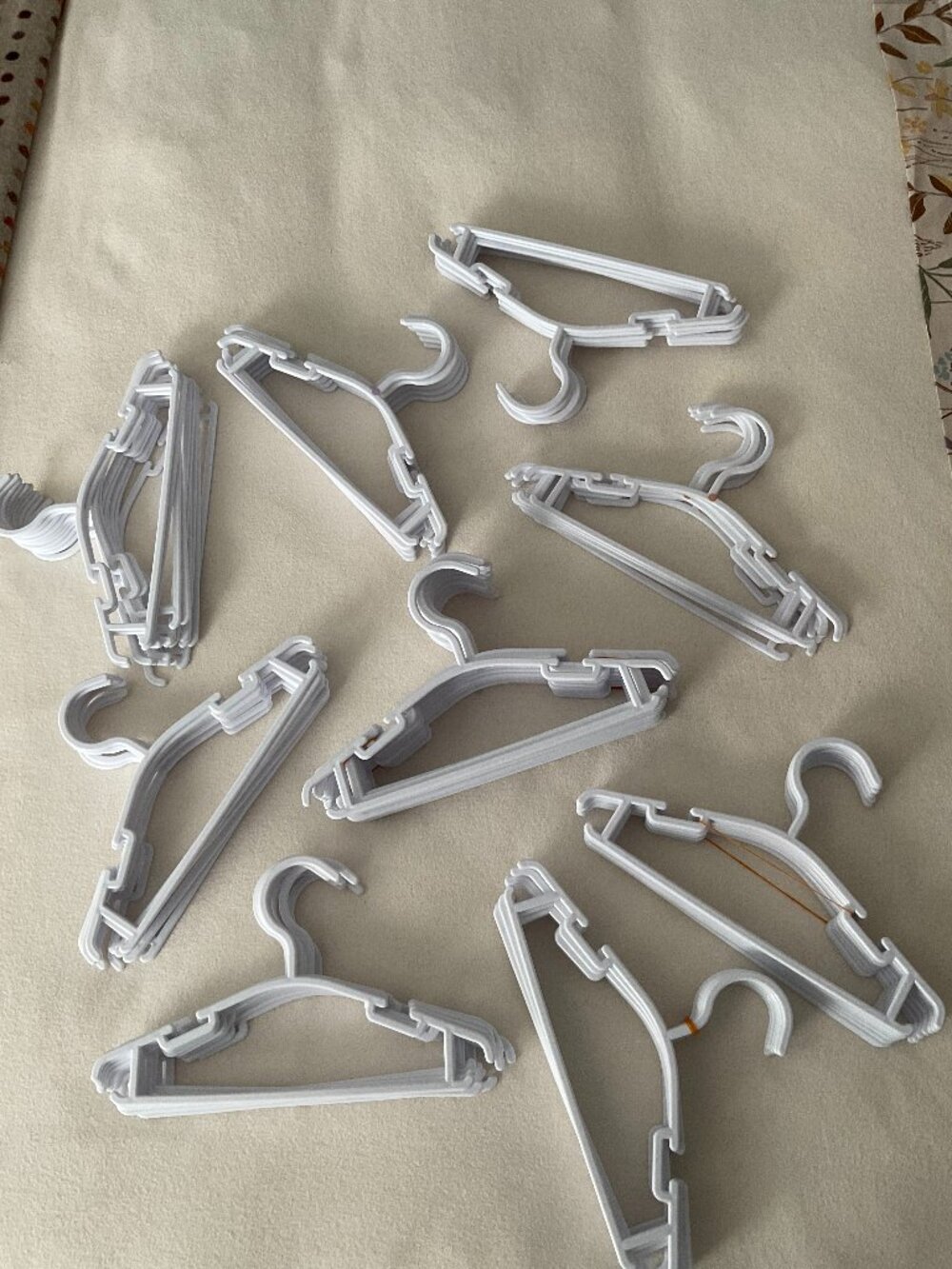 Kids' Plastic Hangers - Quantity 45 - NEW